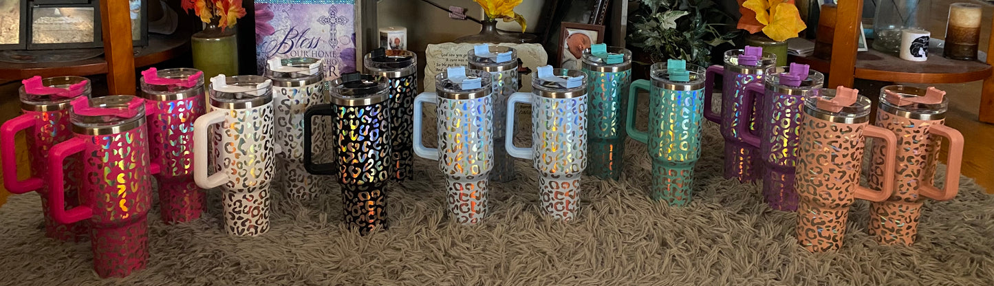 40oz HOLOGRAPHIC TUMBLERS