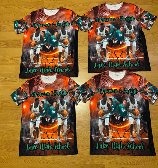 Custom All Over Front and Back T-shirt