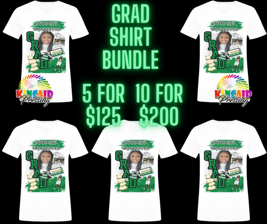 CENTERED PRINT GRAD BUNDLE